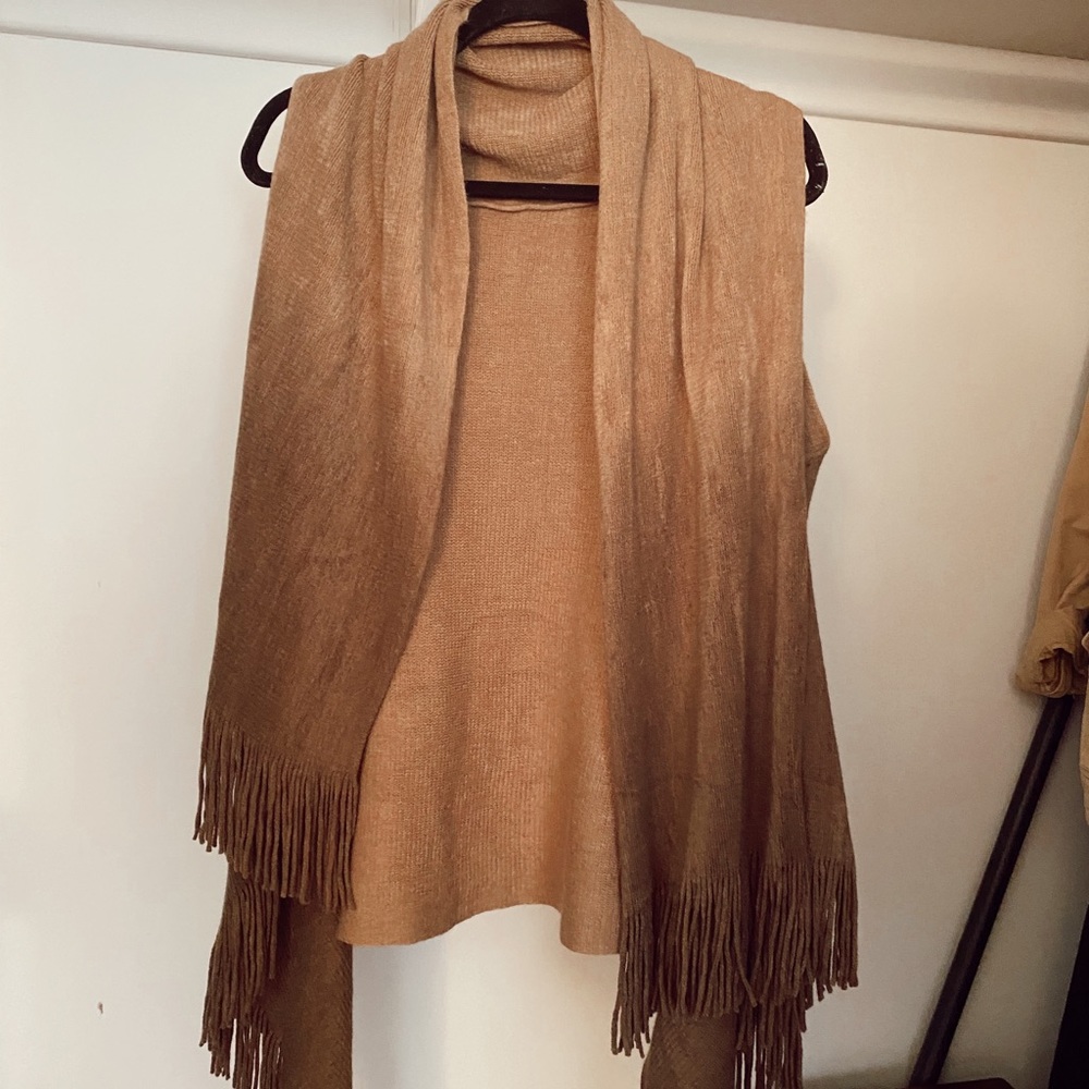 Western Fringed Vest/Wrap